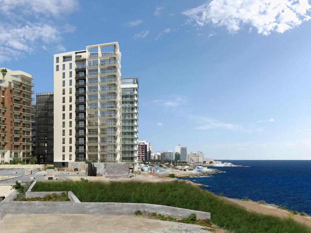 Seaview Apartment In Fort Cambridge, Sliema Exteriör bild